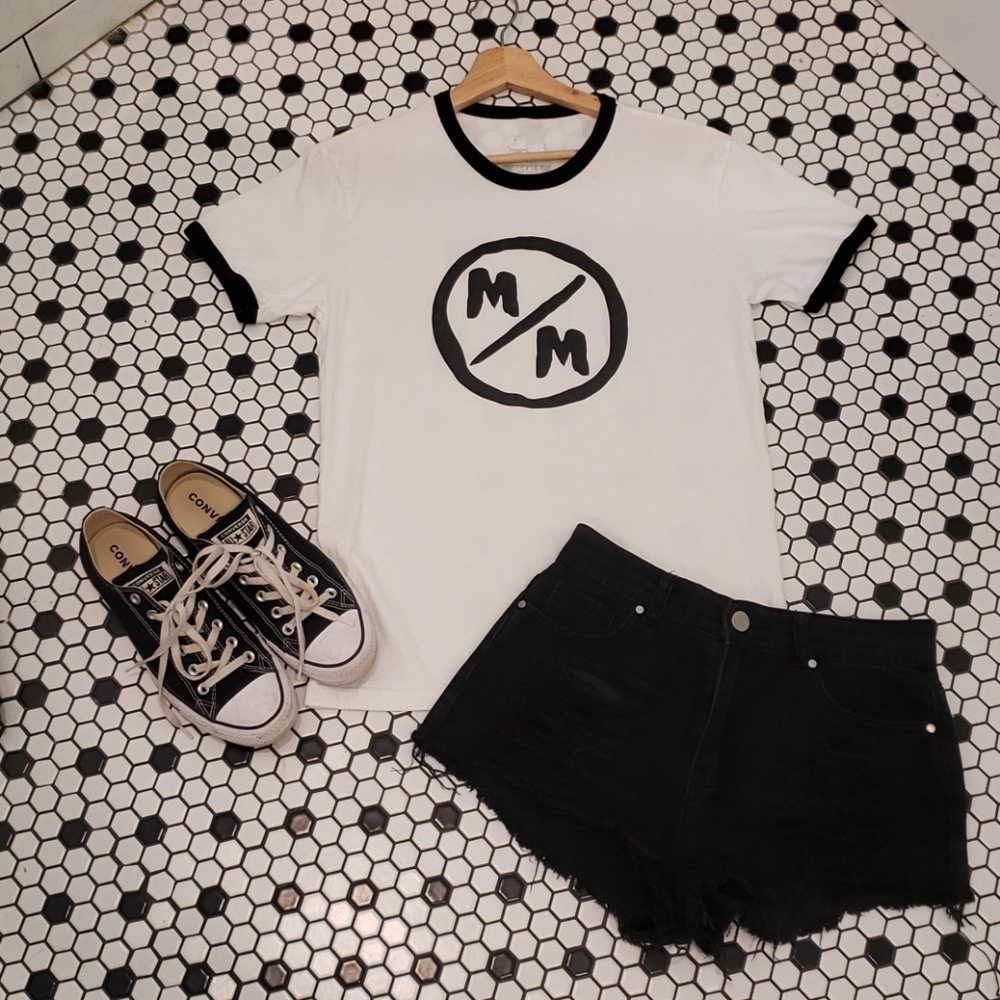 Metal Mulisha M/M  Surplus Tee White w/ Black